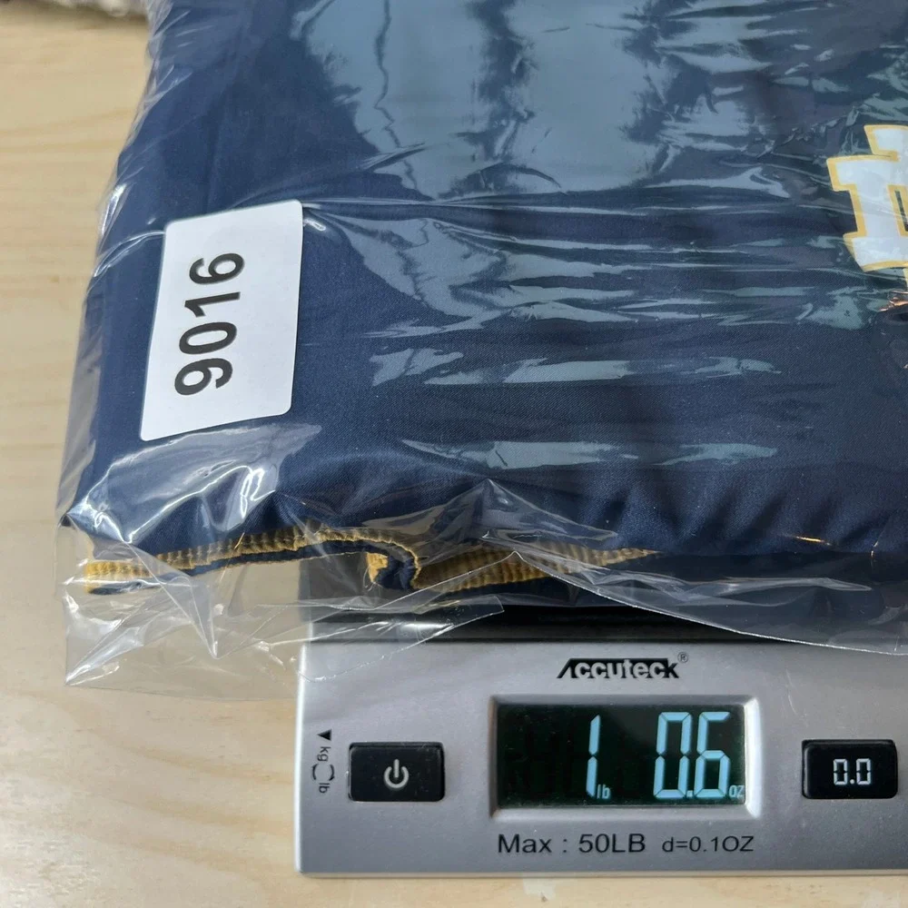 NEW Under Armour Notre Dame Team Issue Track Pants Mens 3XL Navy Blue Gold Logo